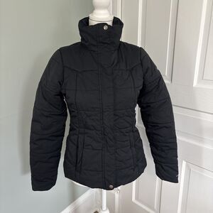 Columbia Puffer jacket Coat Winter warm Women Size Small black Full Zip